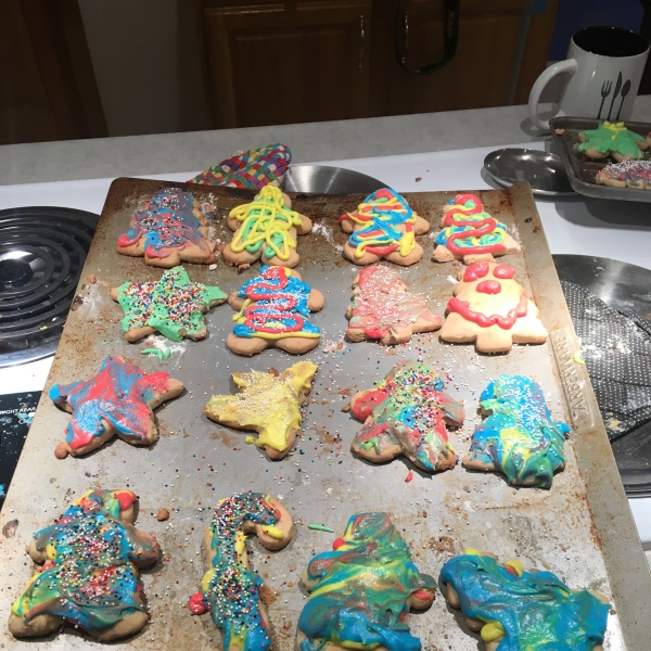 Soft Frosted Sugar Cookies