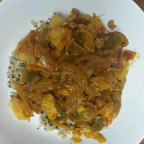 Quick Mango Chicken Curry