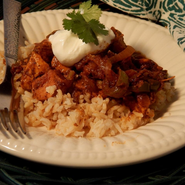 Quick Mango Chicken Curry