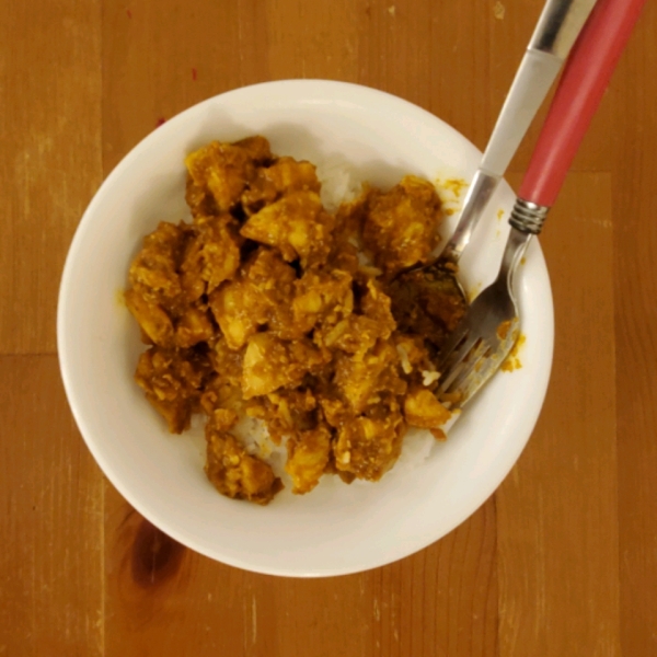 Quick Mango Chicken Curry
