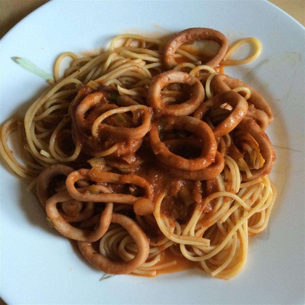 Calamari with Tomato Sauce