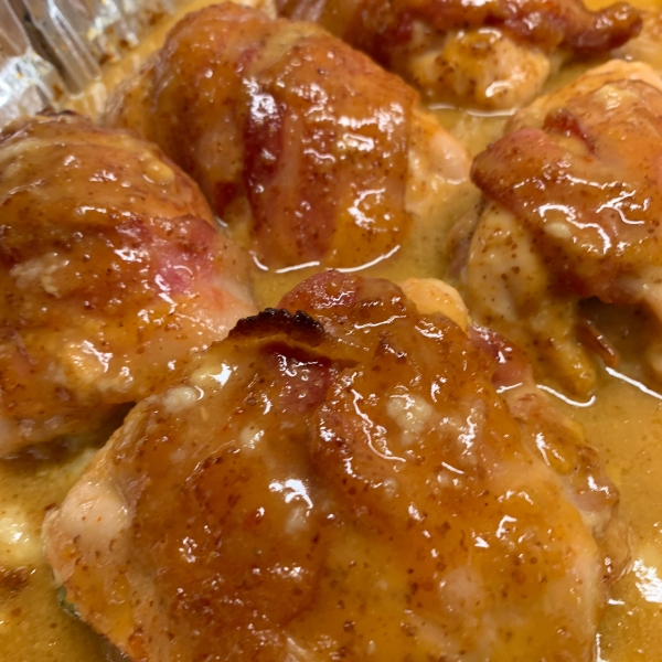 Honey Mustard Stuffed Chicken Breasts