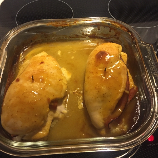 Honey Mustard Stuffed Chicken Breasts