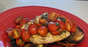 Chef John's Grilled Swordfish Bruschetta