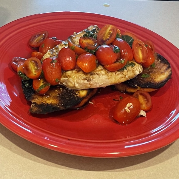 Chef John's Grilled Swordfish Bruschetta
