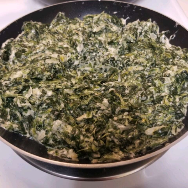 Fast and Easy Creamed Spinach