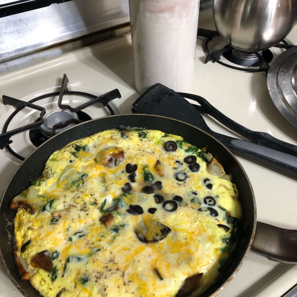 Spinach and Potato Frittata