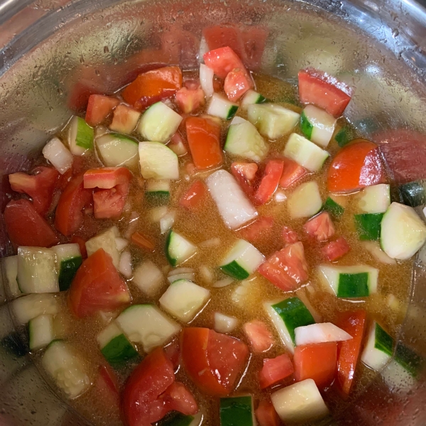 Tomato Cucumber Onion Salad
