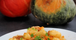 Gnocchi with Kabocha, Walnuts, and Scamorza