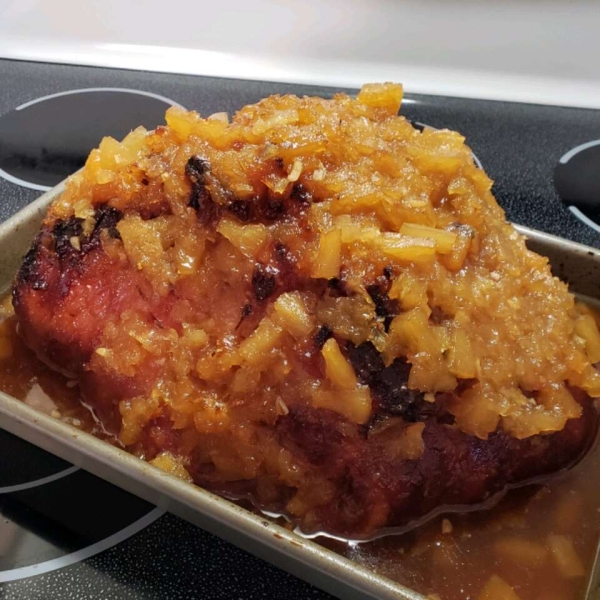Bourbon-Glazed Ham