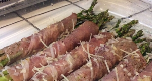 Cold Asparagus with Prosciutto and Lemon