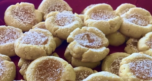 Jam Filled Thumbprint Cookies