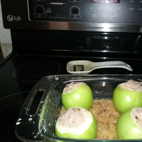 Spiced Pirate Baked Apples