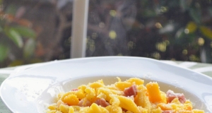 Gemelli Pasta with Roasted Pumpkin and Pancetta