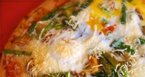 Vegetarian Breakfast Pizza