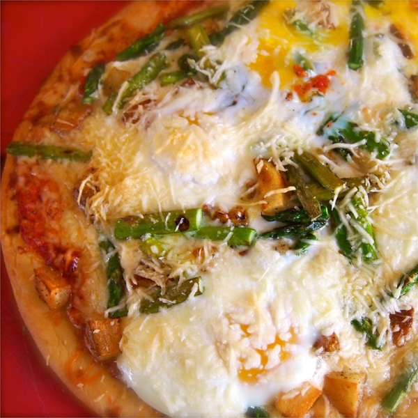 Vegetarian Breakfast Pizza