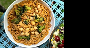 Toshi's Noodles with Seared Sea Scallops