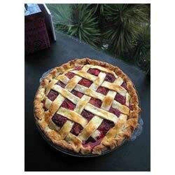 Grandma's Strawberry Rhubarb Pie