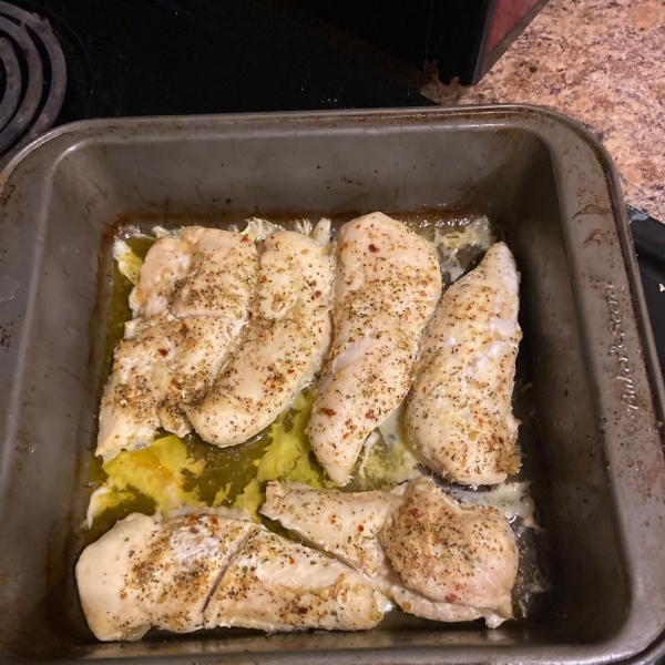Three-Ingredient Baked Chicken Breasts