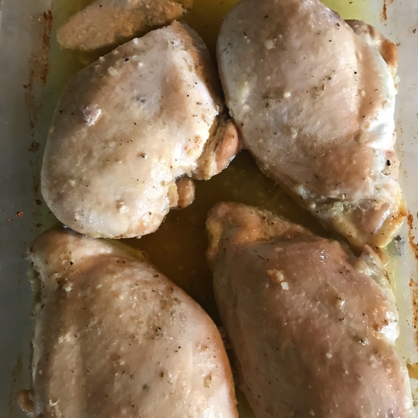 Three-Ingredient Baked Chicken Breasts
