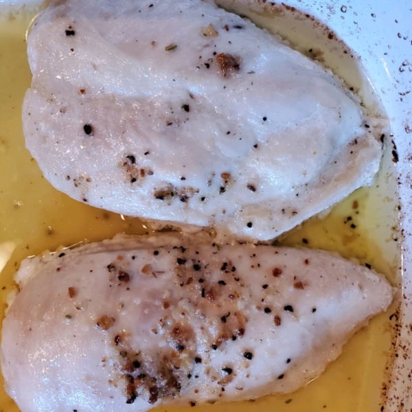 Three-Ingredient Baked Chicken Breasts