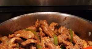 Cast Iron Chicken Fajitas