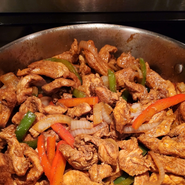 Cast Iron Chicken Fajitas