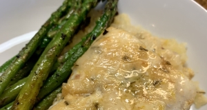 Creamy Cod and Potato Gratin