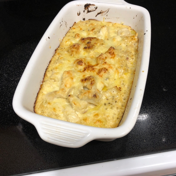 Creamy Cod and Potato Gratin