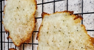 Rosemary Garlic Parmesan Crisps