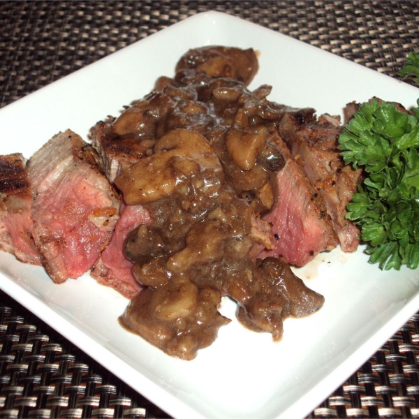 Mushroom Smothered Steak