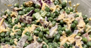 Bacon Ranch Pea Salad