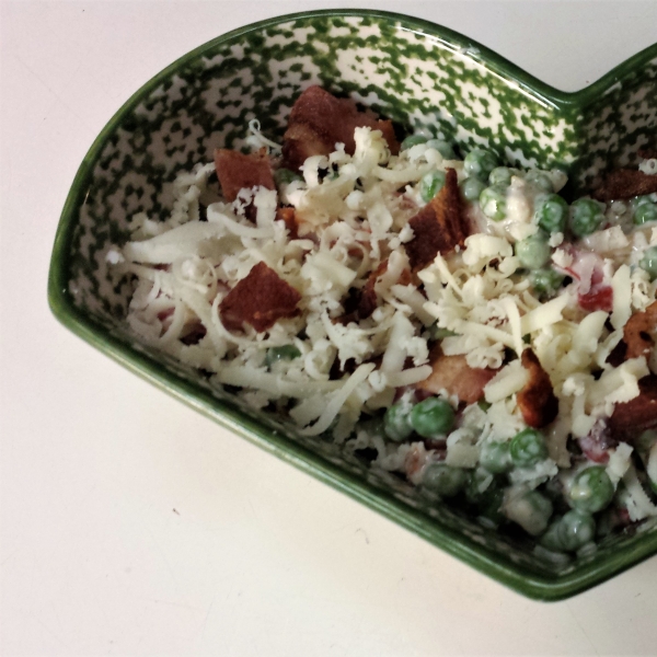 Bacon Ranch Pea Salad