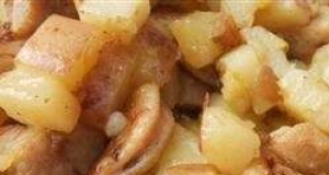 Sweet Breakfast Hash with Apple and Rosemary