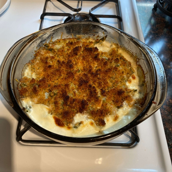 Classic Green Beans Au Gratin