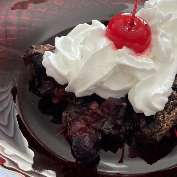 Chocolate-Mixed Berry Baked Custard