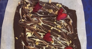 Strawberry Heart Bark