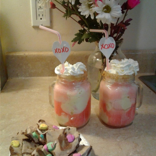 Strawberry Heart Bark