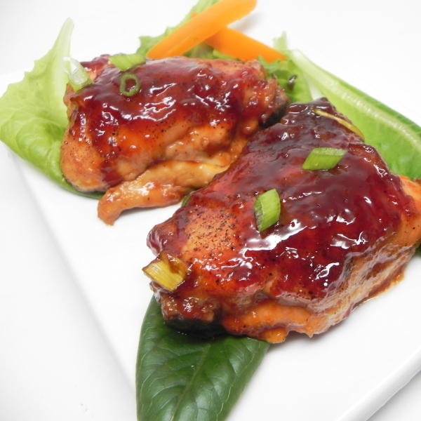 Tangy Apricot Chicken Thighs