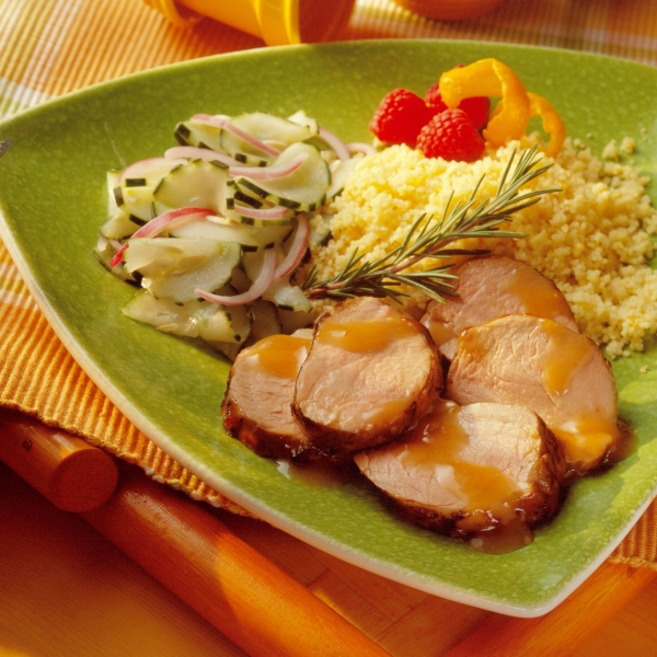 Apricot-Mustard Grilled Pork Tenderloin
