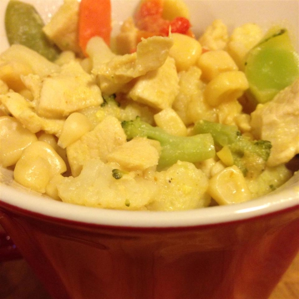 Kai Kang Dang (Chicken Curry with Coconut Milk)