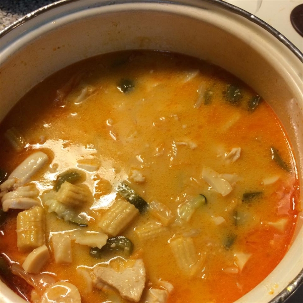 Kai Kang Dang (Chicken Curry with Coconut Milk)