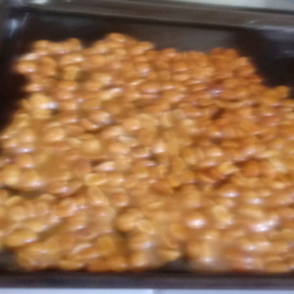 Easy Microwave Peanut Brittle