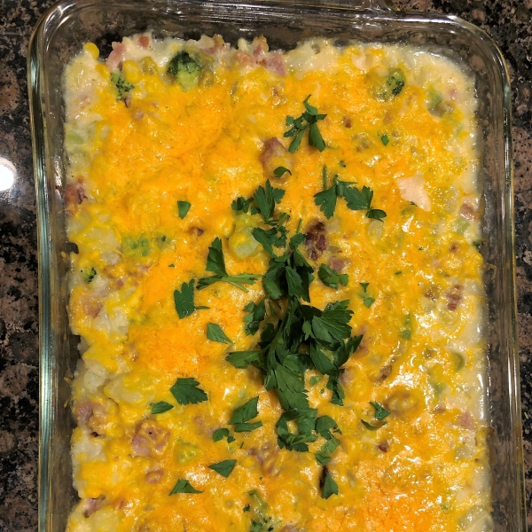 Hearty Ham Casserole