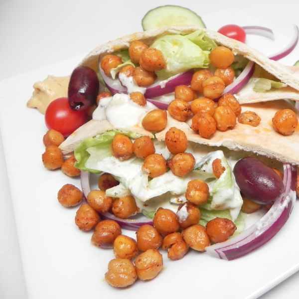 Roasted Chickpea Gyros