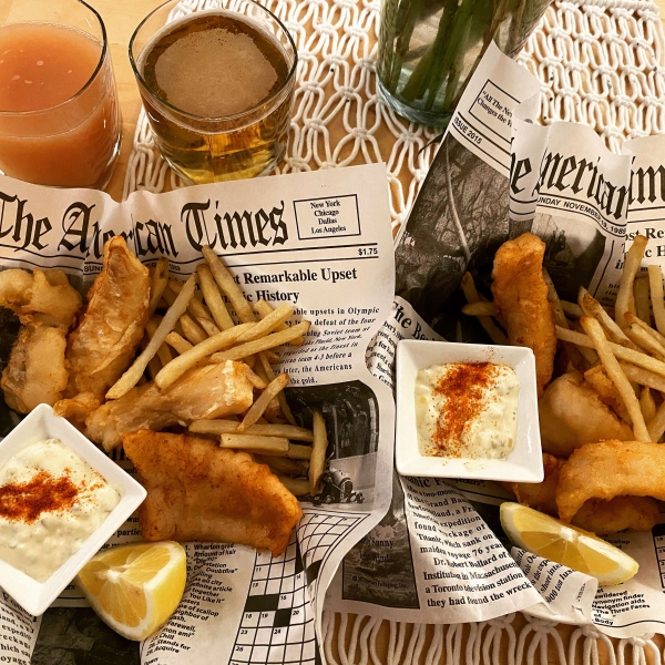 Crispy Beer Batter Fish & Chips