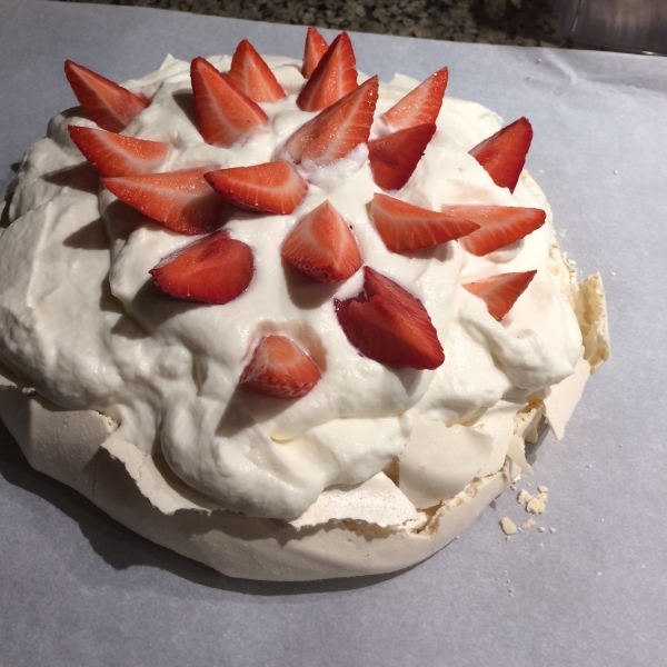 Chef John's Pavlova with Strawberries