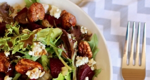 Beet Salad with Pecans and Blue Cheese