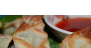 Edamame-Stuffed Wontons