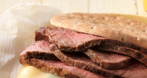 Beef and Spinach Breakfast Sandwich
